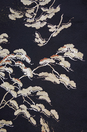 松の枝葉羽織